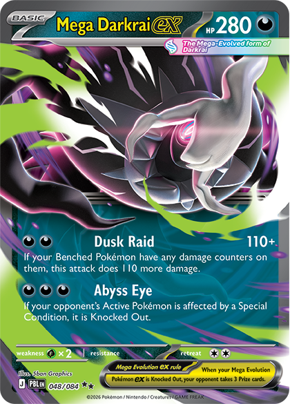 Pitch Black Mega Darkrai ex